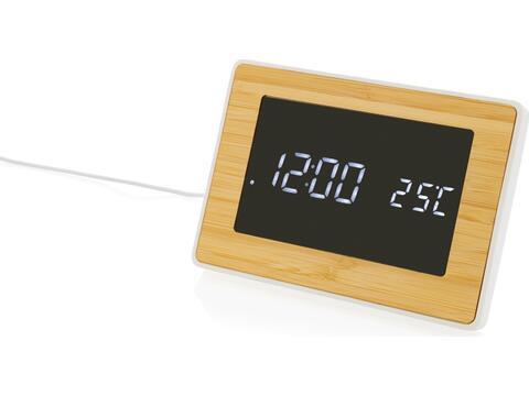 Utah RCS Rplastic FSC®bamboo LED-weerstation