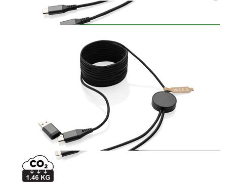 Terra RCS gerecycled PET 3 meter  4-in-1 kabel