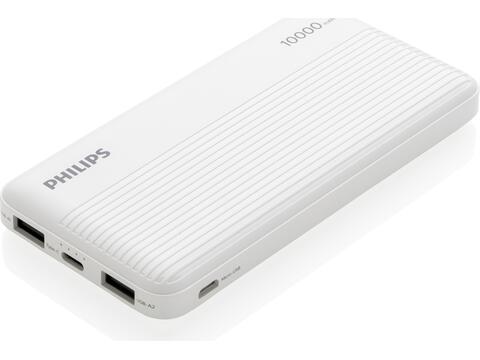 Philips platte powerbank - 10.000 mAh