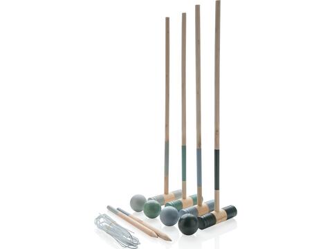 Houten croquet set