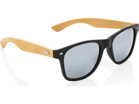 FSC® Bamboo en RCS zonnebril van gerecycled plastic