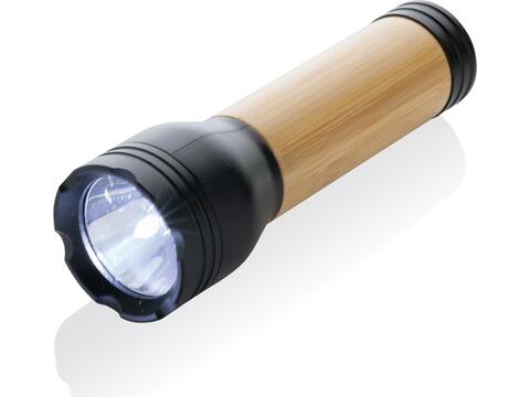 Lucid 3W RCS gerecycled plastic & bamboo zaklamp