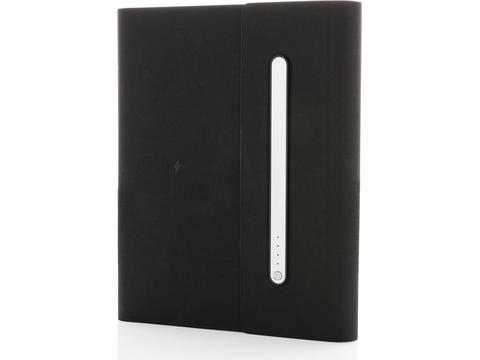 5000 mAh power notebook A5 met draadloos opladen