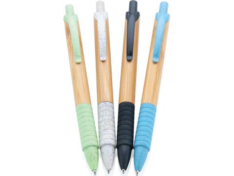 Pen van bamboe en tarwestro