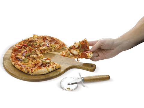 Pizza snijplank met cutter