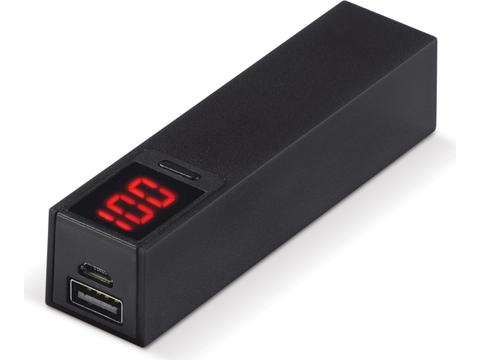 Powerbank met power indicator - 2600 mAh