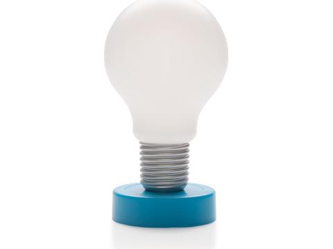 push lamp blauw