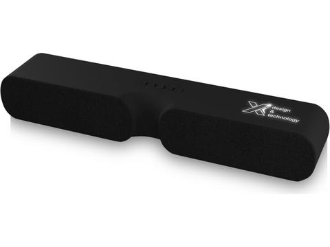 Anti-bacteriële soundbar speaker 2x10W met oplichtende logo