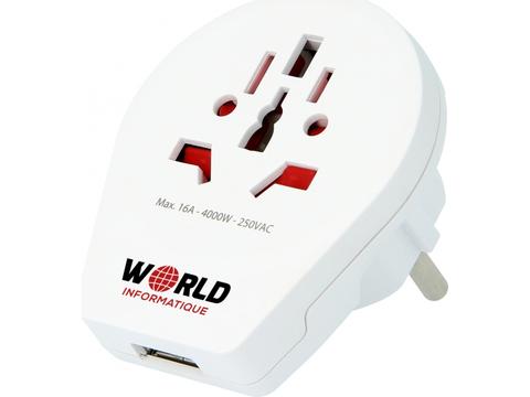 Skross World to Europe USB