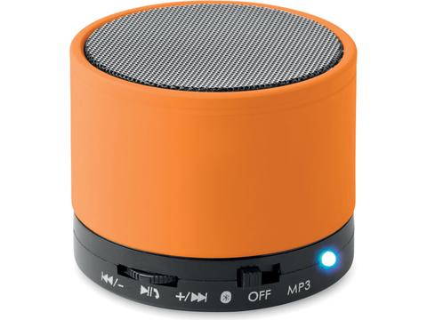 Speaker Round Bass-oranje