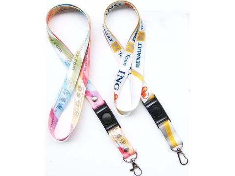 Budget Sublimation lanyard met buckle 20 mm