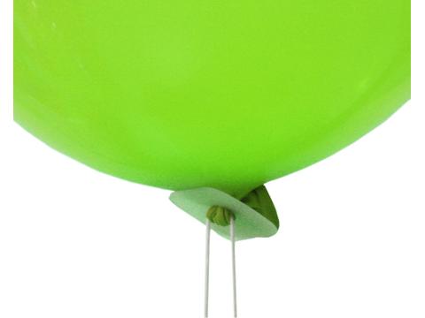 Polyband voor helium gevulde ballonnen