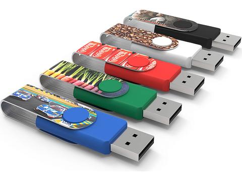 Twister Max Print USB stick - 2GB