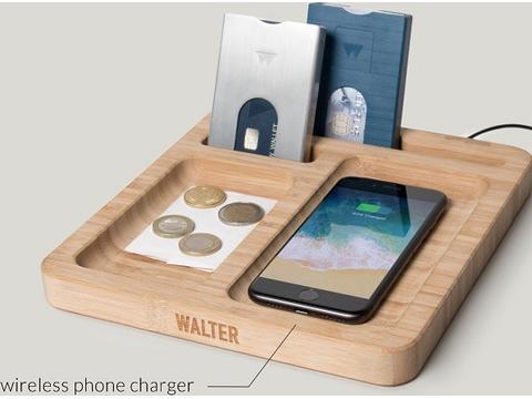 Walter Bamboo Dock wireless charger