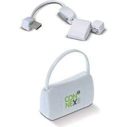 USB connector Lady Bag bedrukken