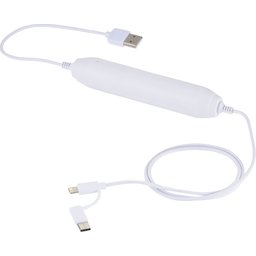 Path powerbank met 3 in 1 kabel - 2000 mAh