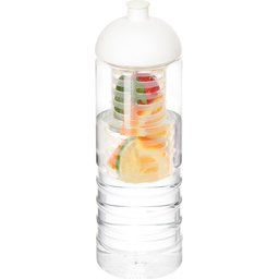 H2O Treble drinkfles met infuser en koepeldeksel - 750 ml