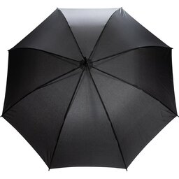 23" Impact AWARE™ RPET 190T standard auto open paraplu-zwart-bovenzijde