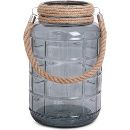 24171 – SENZA Glass Jar Large Bronze