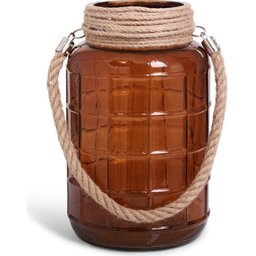 24171 – SENZA Glass Jar Large Bronze