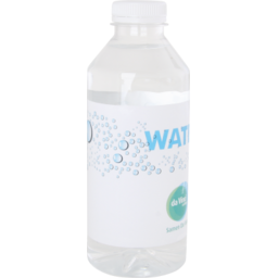 Waterfles 330 ml met platte dop