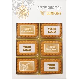 8 koekjes in een doos