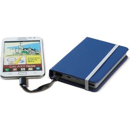 91291 powerbank notitieboek blauw