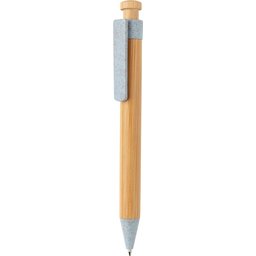 Bamboe pen met tarwestro clip -baluw