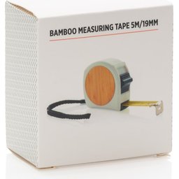 Bamboe rolmaat 5m:19mm -verpakking