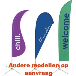 Beachflags met logo