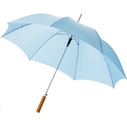 Bedrukte paraplu blauw