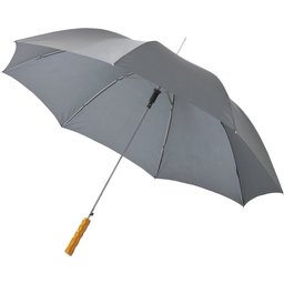 Bedrukte paraplu grijs