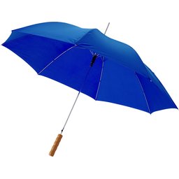 Bedrukte paraplu koningsblauw