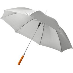 Bedrukte paraplu licht grijs