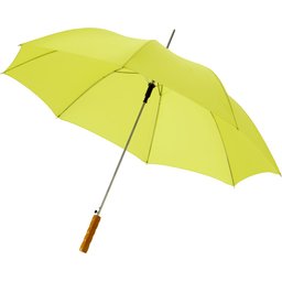 Bedrukte paraplu neon groen