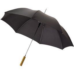 Bedrukte paraplu zwart