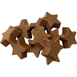 Bio Snoepbeker met Melkchocolade Sterretjes – 200 gram, inclusief dekselsticker chocolade