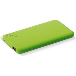 Blade Suction draadloze powerbank - 4000 mAh lichtgroen