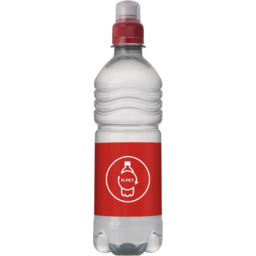 Bronwater met sportdop RPET - 500 ml - personalisatie