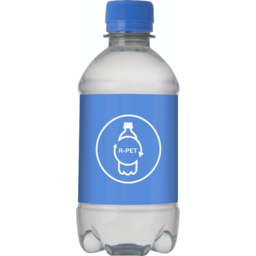 Bronwater RPET met draaidop - 330 ml personalisatie
