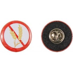 Button met pin en clutch bedrukken
