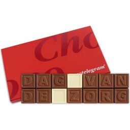 Chocotelegram 14 chocolade letters