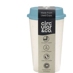 Circular&Co Recycled Now Cup – 340 ml circulaire koffiebeker met impact