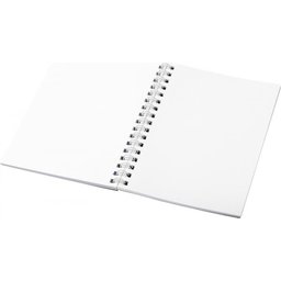 Desk-Mate® A6 wire-o notitieboek met PP-omslag open wit