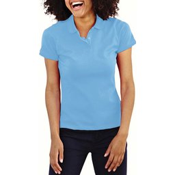 Easy care poloshirt met bedrukking