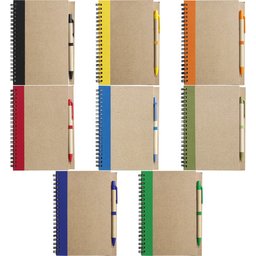 Eco notitieboekje met balpen