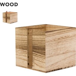 Eco servetten houder van hout