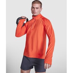 Estambul herensweater met lange mouwen en halve rits