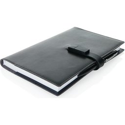 Executive 8GB USB notitieboek met stylus pen-personalisatie