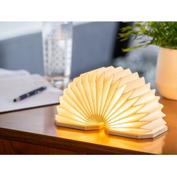 Gingko Smart Accordeon bamboe lamp